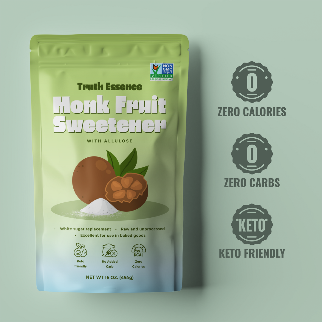 Truth Essence Monk Fruit Sweetener - White Sugar Replacement